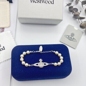 ✨ Brand New Vivienne Westwood Pearl Orb Bracelet – Full Set Included